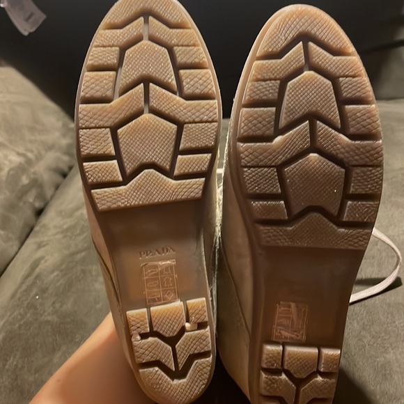 Prada Suede Wedge Booties - Picture 8 of 10